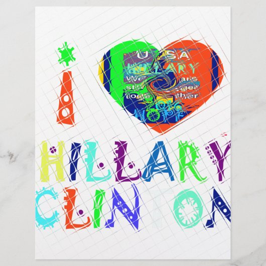 Hope Vote Blue Lovely Reflection Amazing Hillary (Front)