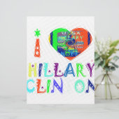 Hope Vote Blue Lovely Reflection Amazing Hillary (Standing Front)