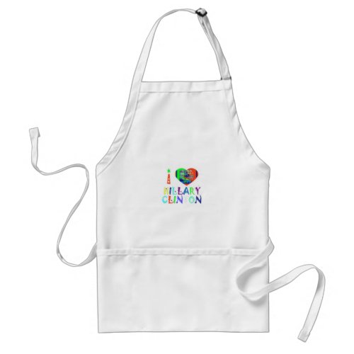 Hope Vote Blue  Lovely Reflection Amazing Hillary Adult Apron