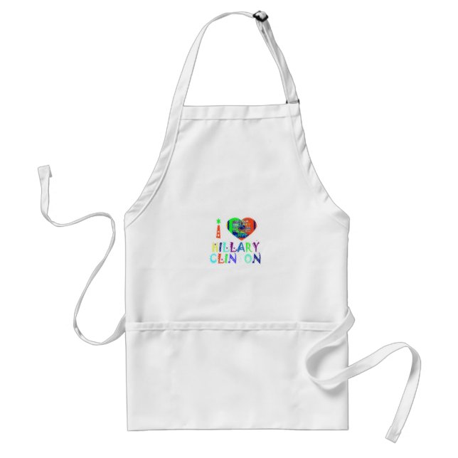 Hope Vote Blue  Lovely Reflection Amazing Hillary Adult Apron (Front)