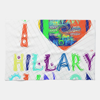 Hope Vote Blue  Lovely Reflection Amazing Hillary Kitchen Towel