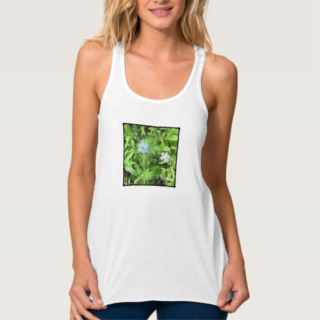 Hope Women's Racerback Tank Top (Front)
