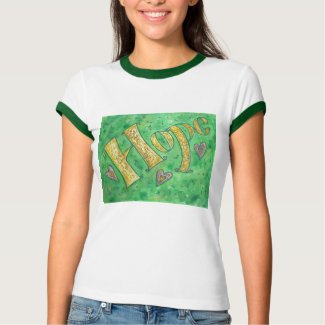 Hope Word Art Inspirational Custom T-Shirts