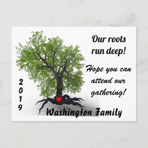 Hope You Can Attend Our Gathering _ Customized Postcard