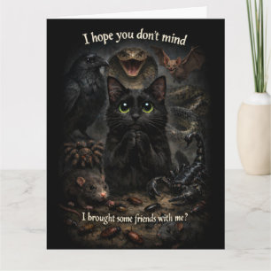 Hope you don't mind I brought friends? Thank You Card