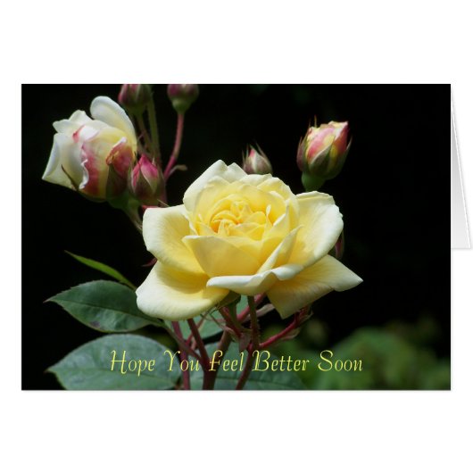 Hope You Feel Better Soon Card (Front Horizontal)