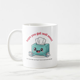 Hope You Get Well Soon Cute Tissue Box Mug