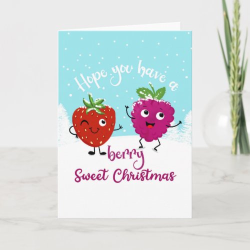hope you have a berry sweet christmas card