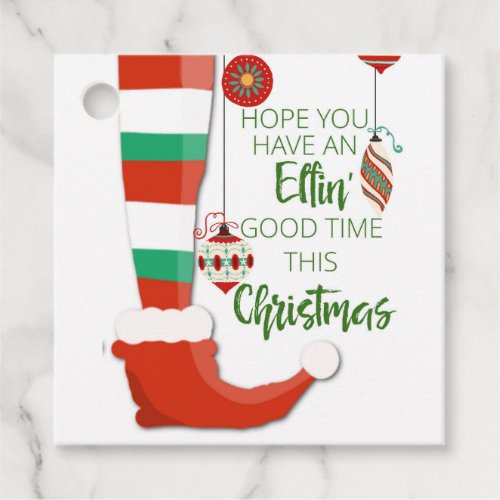 hope you have an elfin good time this christmas favor tags