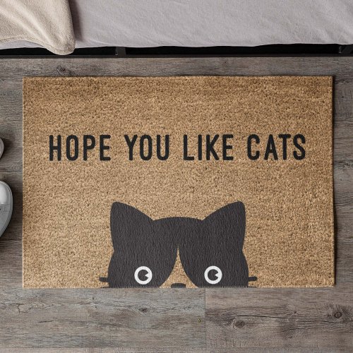 Hope You Like Cats Doormat