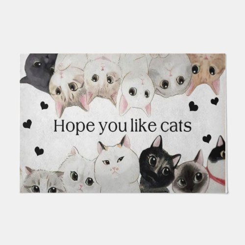 Hope you like cats doormat Cat Doormat Cat Mat
