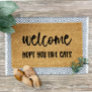 Hope You Like Cats Welcome Mat Doormat