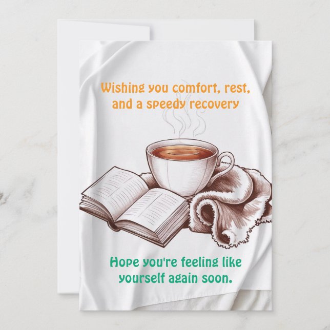 Hope You’re Feeling Like Yourself Again Invitation (Front)