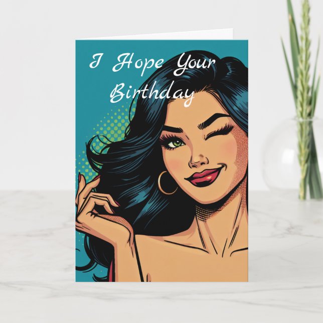 Hope Your Birthday is as Amazing as Me | Funny  Card (Front)