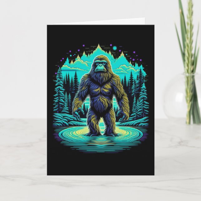 Hope Your Birthday is Legendary Bigfoot Card (Front)