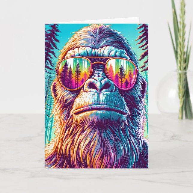 Hope Your Birthday is Legendary | Bigfoot Card (Front)