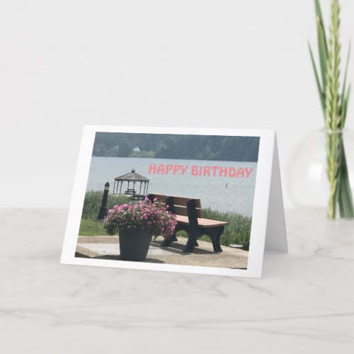HOPE YOUR BIRTHDAY IS LIKE A DAY AT THE LAKE CARD