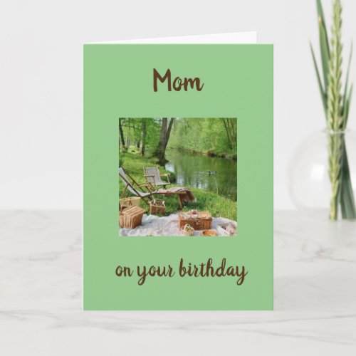 HOPE YOUR BIRTHDAY IS LIKE A PICNIC IN THE PARK CA CARD