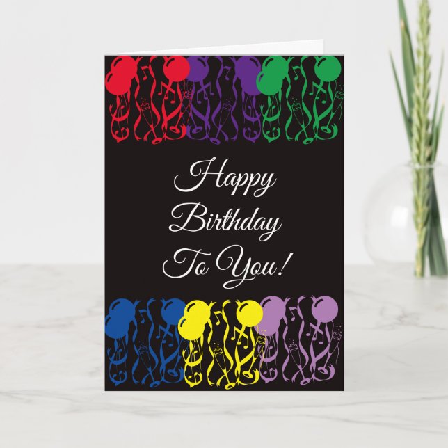 HOPE YOUR BIRTHDAY IS LIT Folded Greeting Card (Front)