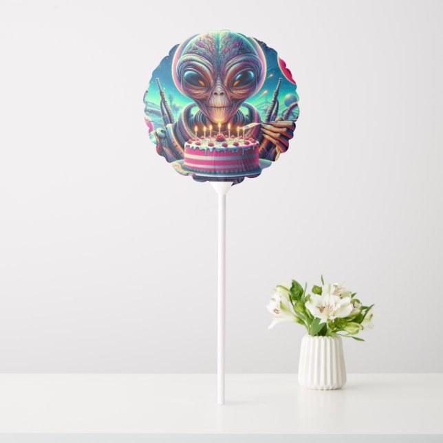 Hope Your Birthday is Out of this World | Alien Balloon (In SItu)