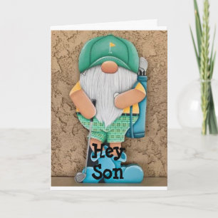 HOPE YOUR CHRISTMAS *IS UP TO PAR* SON HOLIDAY CARD