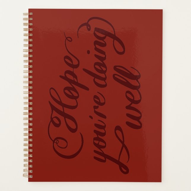 ​Hope You're Doing Well Notebook (Front)