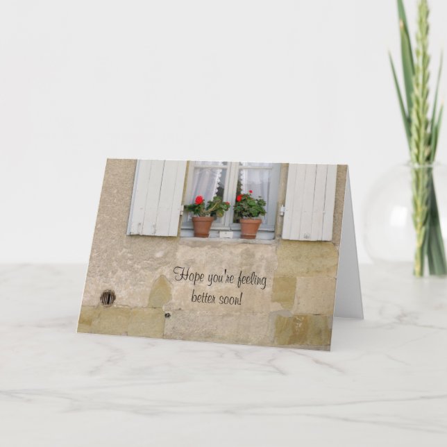 Hope you're feeling better soon! card (Front)
