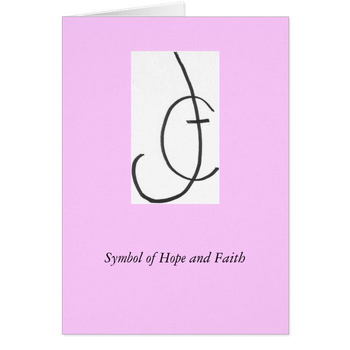 HopeandFaith, Symbol of Hope and Faith Greeting Cards