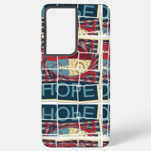 Hopeful Elegance: Beautiful Phrase Pop Art  Samsung Galaxy S21+ Case