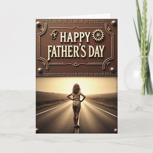 Hopeful Fathers Day Scene Card (Front)