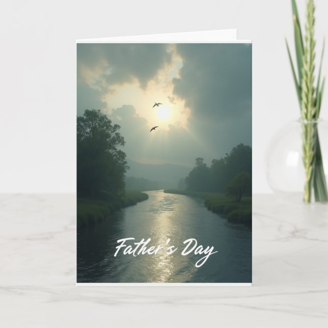 Hopeful Fathers Day Vista Card (Front)