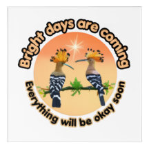 Hopeful Sunrise Hoopoe Birds – Bright Days 