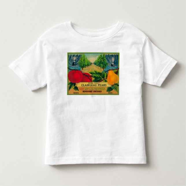 Hopehurst Pear Crate LabelPayette, ID Toddler T-shirt (Front)