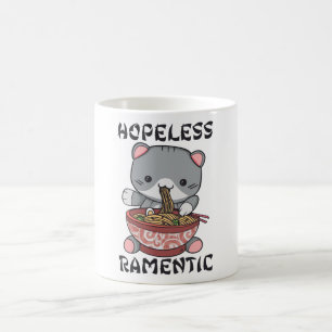 Hopeless Ramentic Cute Ramen Cat Coffee Mug