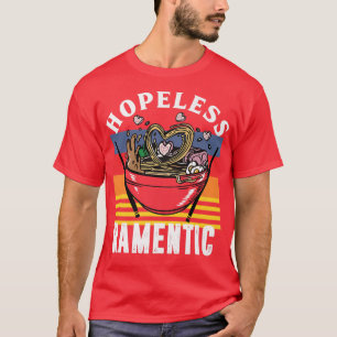 Hopeless Ramentic, Japanese Vintage, Retro Anime, T-Shirt