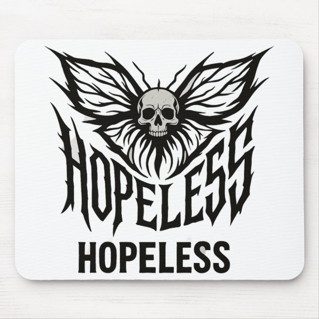 "Hopeless Skull" Mouse Pad (Front)