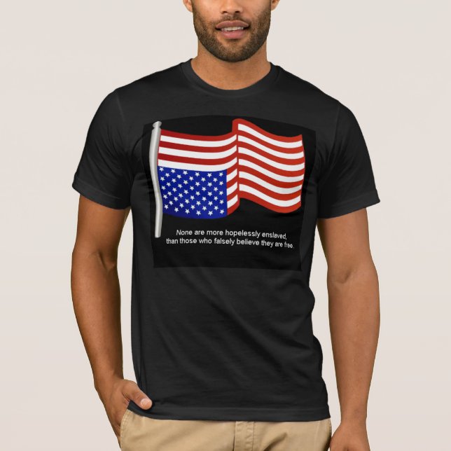 Hopelessly Enslaved Black T-Shirt (Front)