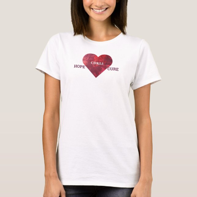 HopeLoveCure CDKL5 T-Shirt (Front)
