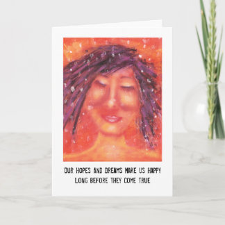 Hopes And Dreams Art And Quote Card