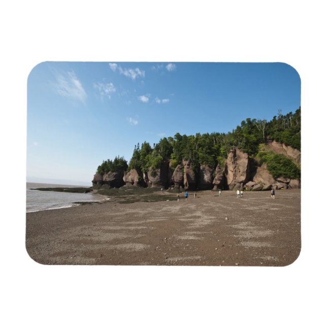Hopewell Rocks and The Ocean Tidal Exploration Magnet (Horizontal)