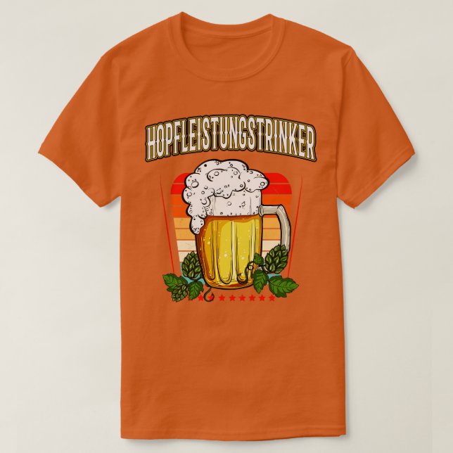 Hopfleistungstrinker Bier Hopfen Spa Fun Party T-Shirt (Design Front)