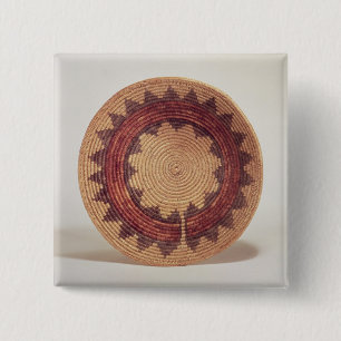 Hopi basket button