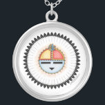Hopi Dawa (Sun) Necklace<br><div class="desc">Depicts the Hopi vision of the Sun.</div>