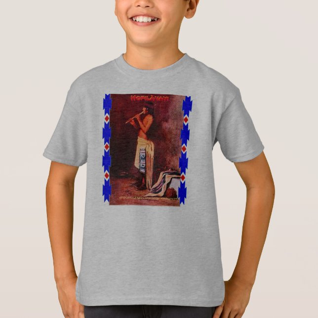 "Hopi Flute Player" T-Shirt (Front)