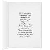 Hopi Healing Prayer Medicine Wheel Mandala Card (Inside (Right))