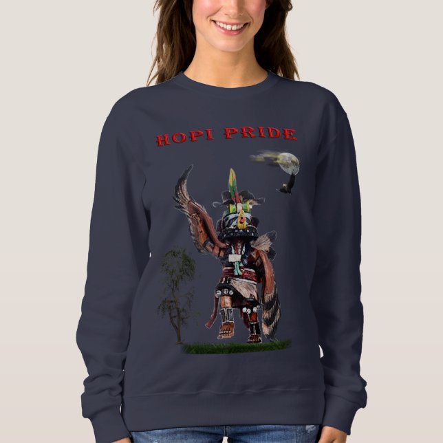 Hopi Kachina doll Sweatshirt (Front)