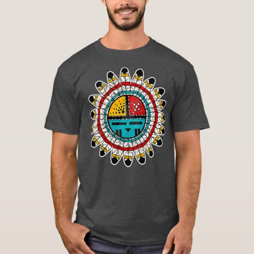 Hopi Kachina Native American design  T_Shirt