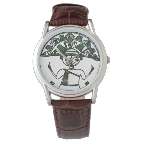 HOPI Native American Folk Art Watch