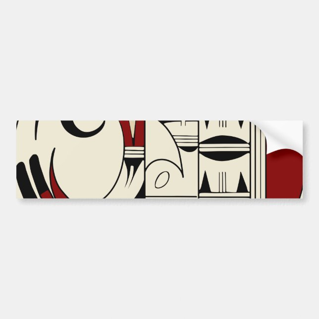 Hopi Pottery 01 Bumper Sticker (Front)