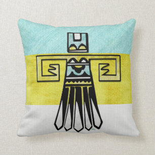 Hopi Pride Native American Tribal Throw Pillow